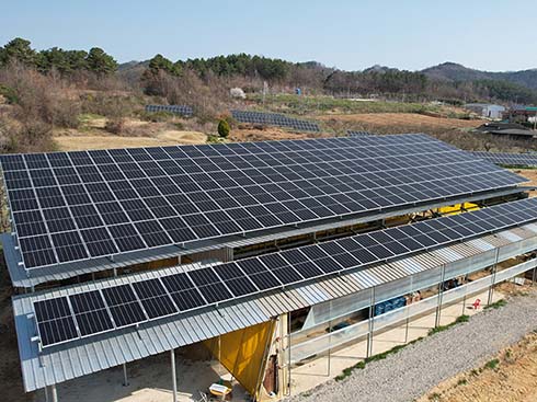 Korea Sangju Solar Panel Mounting Brackets for Metal Roof 89.28kw