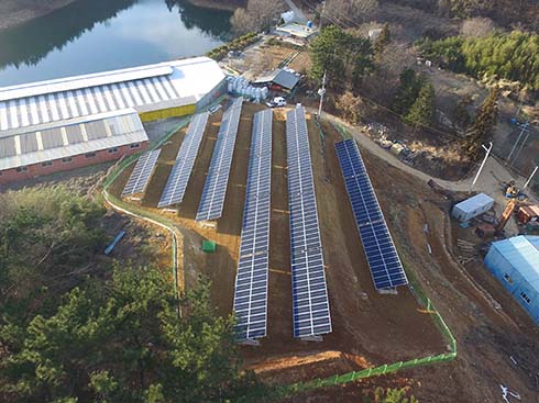 199.26KW PV Ground Mounting Systems in Korea