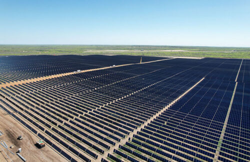 The 200 MW solar project is now providing power to Microsoft