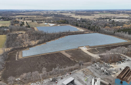 The largest user side solar project in Wisconsin directly supplies power to steel mills