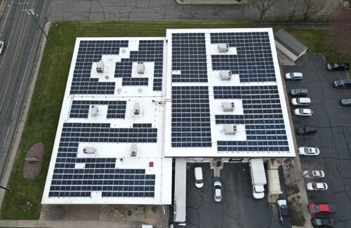 Smart Roofs Energy installs roof array for Connecticut printing company