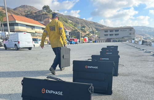 Enphase and Empowered by Light donate solar generators to Los Angeles fire rescue efforts