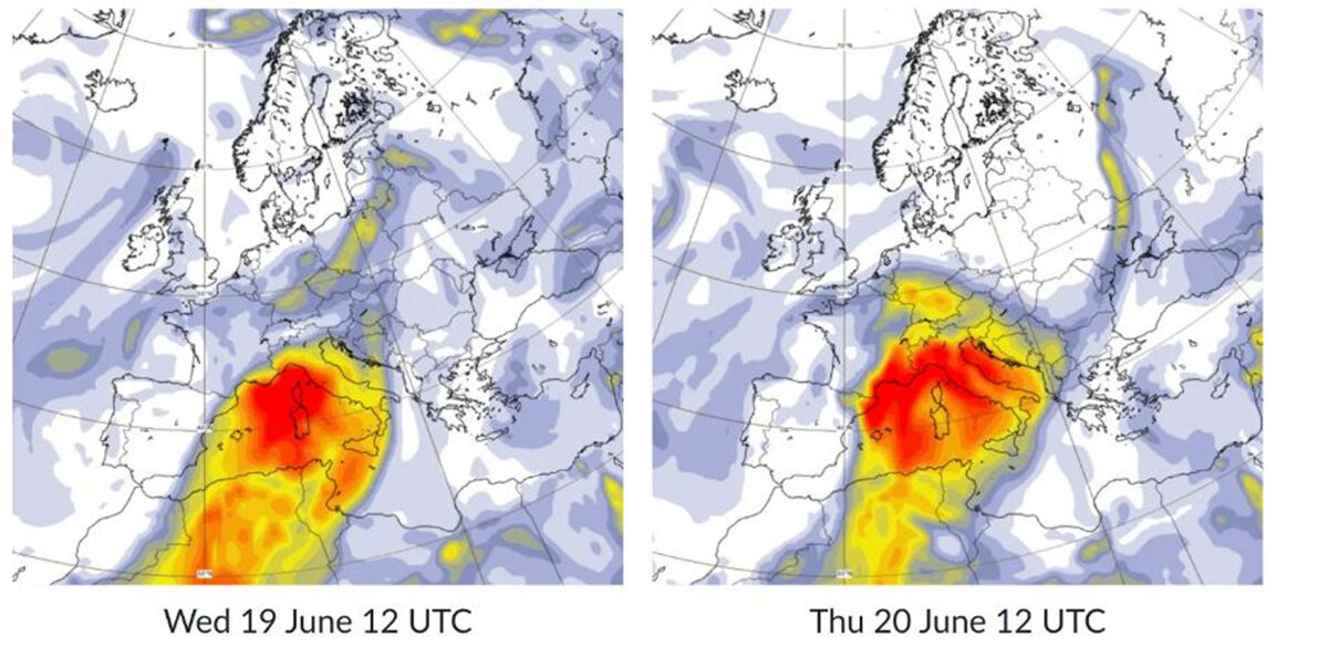 Sahara dust weather continues to affect solar power generation in Europe